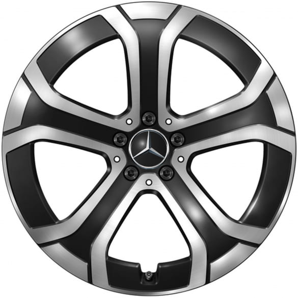 20 Zoll Felgen Satz GLC X254 schwarz 5-Speichen Original Mercedes-Benz