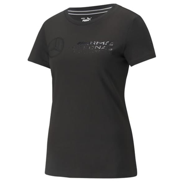 Damen T-Shirt AMG Petronas Formel 1 Schriftzug schwarz | B67997341/-7346