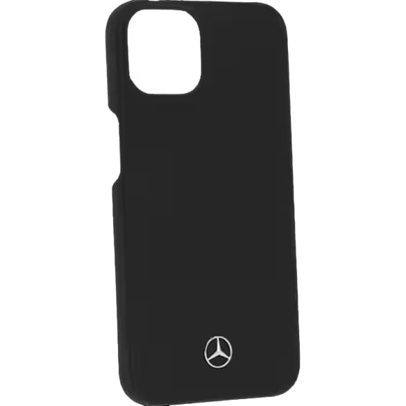 Mercedes Hülle für iPhone® 14 schwarz Polycarbonat Mikrofaser Original Mercedes-Benz