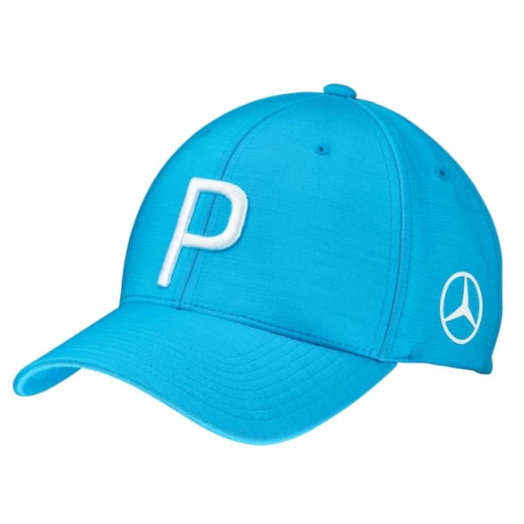Original Mercedes golf cap, P. Aqua blue Puma adjustable | B66450654