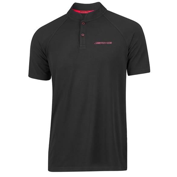 AMG men polo shirt black & red genuine Mercedes-AMG Collection