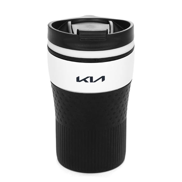 Coffee mug Thermo mug Travel mug 0.23l White Black Genuine KIA
