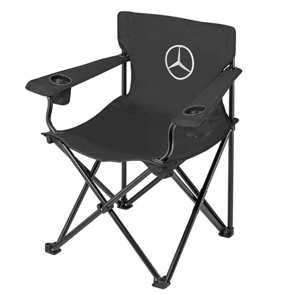 Folding chair in black genuine Mercedes-Benz Collection