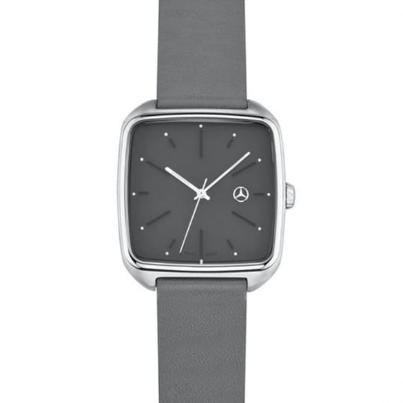 Wristwatch stainless steel calfskin anthracite Mercedes-Benz | B66959457