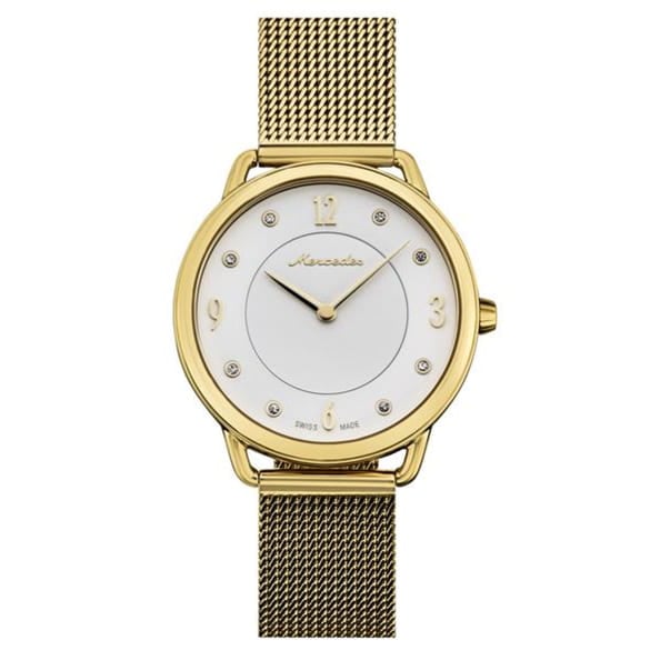 Wristwatch Ladies Gold-coloured Classic Lady Original Mercedes-Benz | B66045748