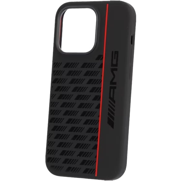 AMG Case for iPhone 14 Pro black red silicone Genuine Mercedes-AMG