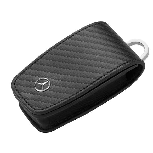 Key wallet cowhide carbon Mercedes-Benz | B66958411