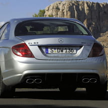 Abbildung AMG Abgasanlage / Sportauspuff f&uuml;r das Mercedes-Benz Coupe CL W216