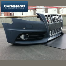 Abbildung Audi S4 Sto&szlig;stange vorne / Frontsch&uuml;rze mit K&uuml;hlergrill f&uuml;r Audi A4 8K