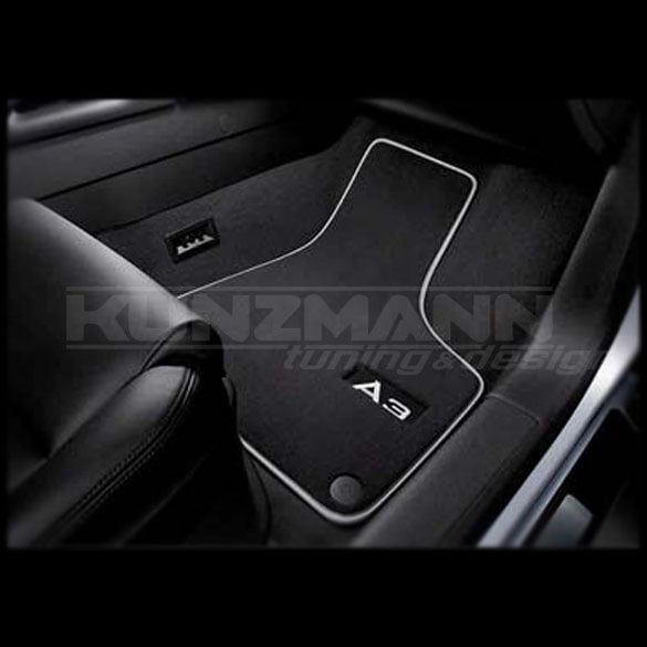 Premium velor floor mats with logo A3 genuine Audi A3 (8P)