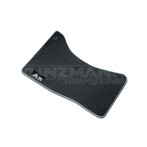 Floor mats premium original Audi A5 Genuine with A5 branding Kunzmann