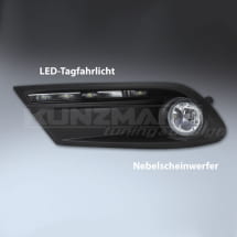 Abbildung Carlsson LED Tagfahrleuchten C-Klasse W204 mit AMG Styling