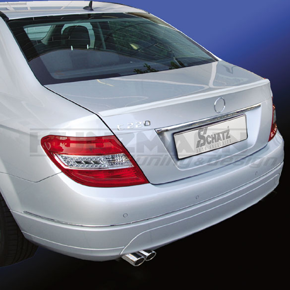 Chrom sport-auspuff-blenden mercedes c-klasse w204