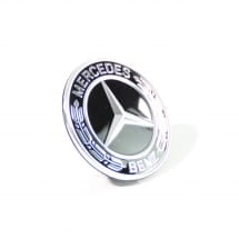 Original Mercedes-Benz Emblem Motorhaube mit Stern schwarz | Stern-Emblem-schwarz-2