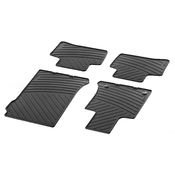 Car rubber floor mats Mercedes GLKClass X204 original MercedesBenz