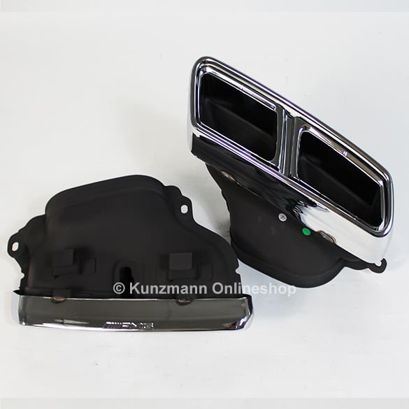 Chrome exhaust tips mercedes benz #6