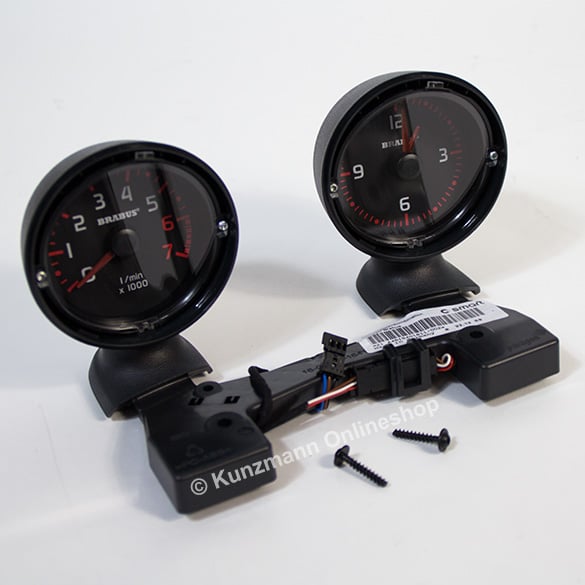 Brabus Additional Instruments Clock and tachometer smart fortwo 451