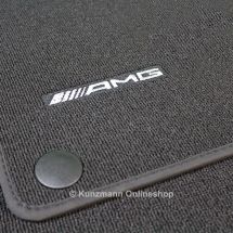 AMG Velours Fußmatten Schwarz | Mercedes A-Klasse W176 | AMG-Matten-W176-S