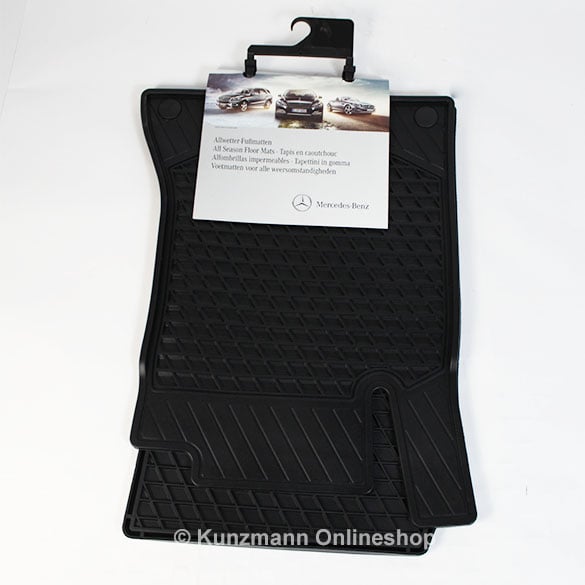 original Mercedes-Benz Car rib floor mats black | A-Class W176 
