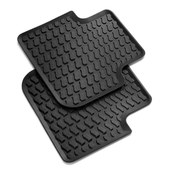 Rubber floor mats set Audi A5 2-piece rear | 8W0061511A 041