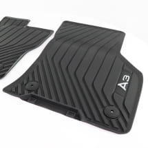 Rubber floor mat set front A3 S3 Genuine Audi Accessories | 8Y1061501 041