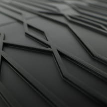 Rubber floor mats KIA Picanto TA black 4-piece set Genuine KIA | 1Y131ADE00