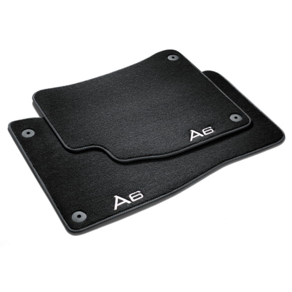 Velour floor mat set front A6 C8 Genuine Audi Accessories | 4K1061275A MNO