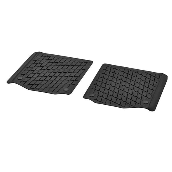 Rubber mats GLS X167 Dynamic Squares 2-piece rear Mercedes-Maybach 