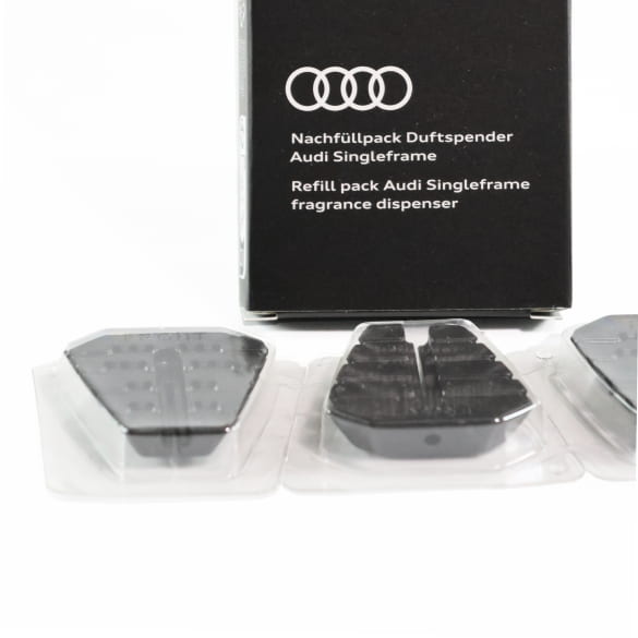 Refill pack fragrance dispenser single frame black oriental three fragrance sticks Genuine Audi
