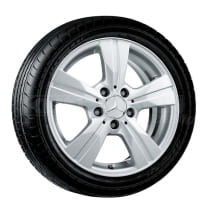 Abbildung Mercedes-Benz Alufelgen im 5-Speichen-Design f&uuml;r die A-Klasse W169