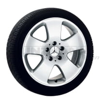 Abbildung Mercedes-Benz Alufelgen im 5-Speichen-Design f&uuml;r die CL-Klasse W216