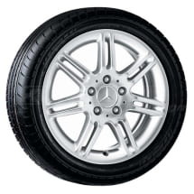 Abbildung Mercedes-Benz Alufelgen im 7-Doppel-Speichen-Design f&uuml;r die Mercedes A-Klasse W169