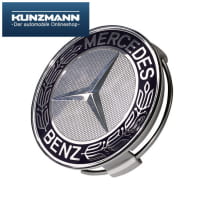 Abbildung Mercedes-Benz Lorbeerkranz Nabendeckel in Schwarz
