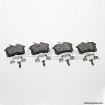 rear brake pads for 302x12 mm brake discs genuine vw / audi part | 4F0698451D