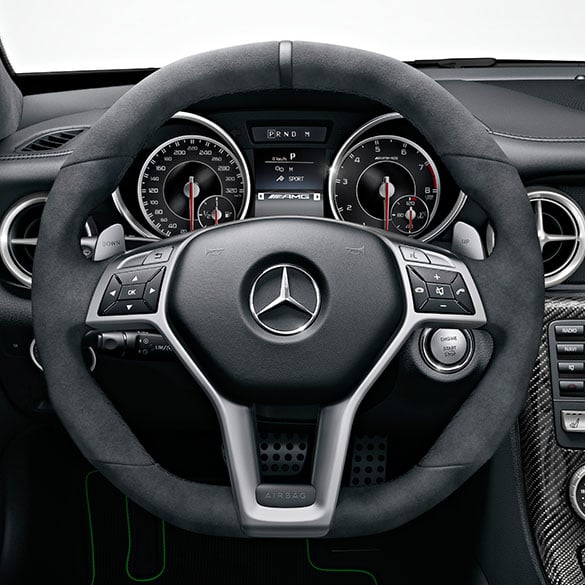 SLK 55 AMG Performance steering wheel in carbon look SLK R172 Original Mercedes-Benz