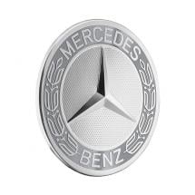 Lorbeerkranz Nabendeckel in grau Original Mercedes-Benz | A17140001257P70