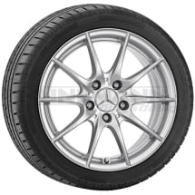 Abbildung Mercedes Winterr&auml;der 16 Zoll | B-Klasse W245 | 1 Satz Alufelgen + Winterreifen