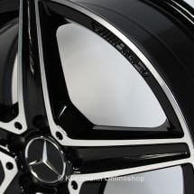 AMG 18 Zoll Felgensatz | Mercedes-Benz C-Klasse W205 | 5-Speichen-Rad | titan grau | A20540111/12007X23-Satz