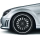 AMG light-alloy wheel set Styling V / 5 for Mercedes-Benz E-Class Convertible or Coup&eacute; W207 in black