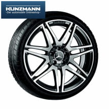 Abbildung AMG 7-Doppelspeichen-Design Alufelgen in schwarz f&uuml;r Ihre Mercedes-Benz E-Klasse W212