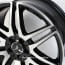 AMG Felgensatz 7-Doppelspeichen-Design Alufelgen in schwarz f&uuml;r Ihre Mercedes-Benz E-Klasse W212