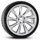 Lorinser RS8 light-alloy wheels with tires 20 inch alloy rims silver GLK X204