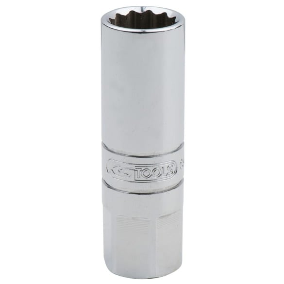 Spark plug socket thin-walled 14mm 3/8" CHROMEplus KS Tools | 918.3990