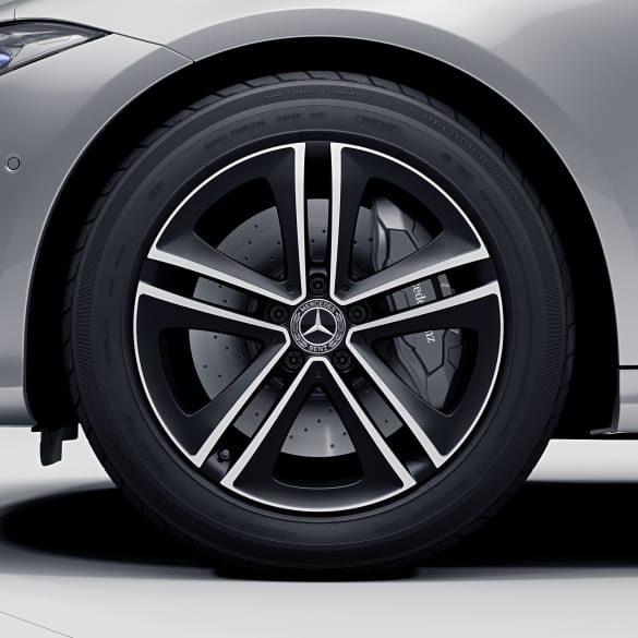 18 inch rim set CLS C257 5-double-spoke-wheel black genuine Mercedes-Benz