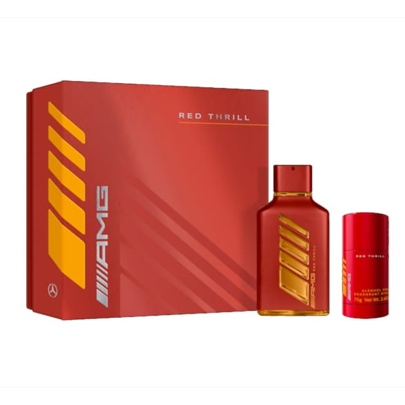 AMG gift set Red Thrill Men's Eau de Parfum Deodorant Stick Genuine Mercedes-AMG