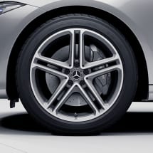 19 inch 5-double-spoke CLS C257 genuine Mercedes-Benz rim set  | A2574011200/1300-7X44