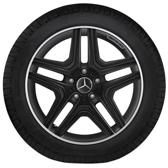 AMG 20 inch summer wheels 5-double-spokes black G-Class W463 genuine Mercedes-Benz