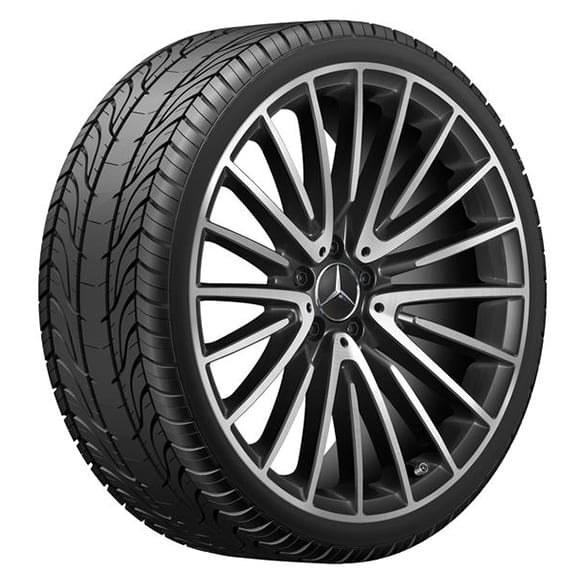 AMG summer wheels 21 inch S-Class 223 black complete wheel set Genuine Mercedes-Benz