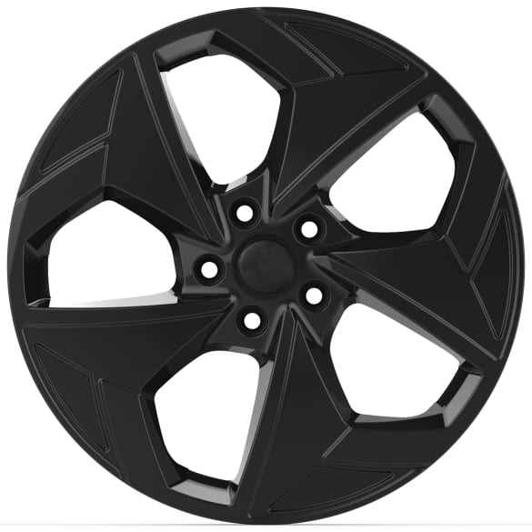 Winter wheels 18 inch black Smart ONE #1 HX11 complete wheel set Bridgestone | Fondmetal-18-Zoll-schwarz-B