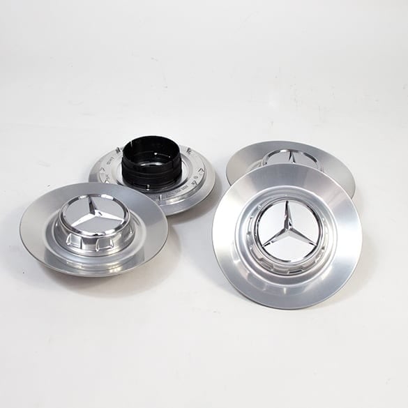 AMG hub cap set titanium grey forged wheel S-Class A217 | A2224002800/7756-Satz-A217